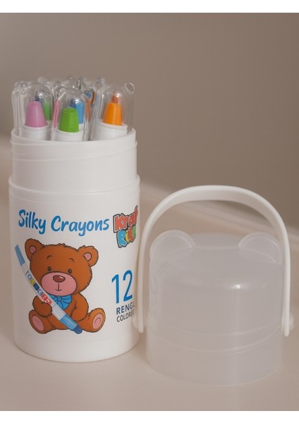 Kids Pastel Boya Silky Crayon 12'li modelleri