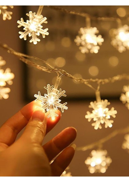 5 Metre 28 LED Kar Tanesi Işık – Pilli – 2 Fonksiyonlu – Gün Işığı fırsatları