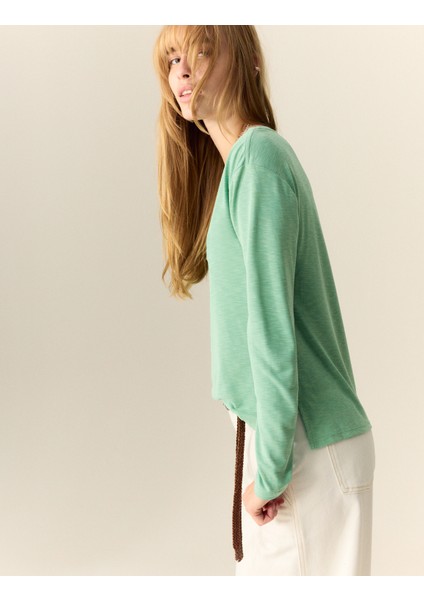 V Yaka Triko Bluz fiyatları