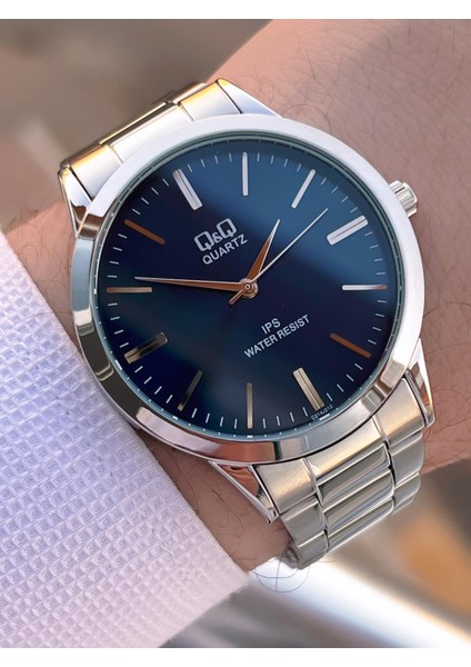 Çelik Kordon 2 Yıl Garantili 3 Atm Suya Dayanıklı Erkek Kol Saati QQ.E2001.A2