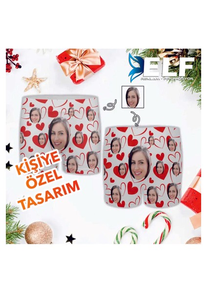 Sevgiliye Özel Baskılı Boxer