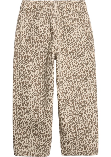 Denim Leopar Desenli Jean (2-10 Yaş) modelleri