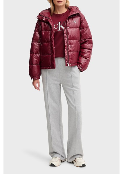 Kapitoneli Loose Fit Kapüşonlu Parlak Şişme Mont LV047D505GGEX Bayan Mont LV047D505G Gex fiyatları