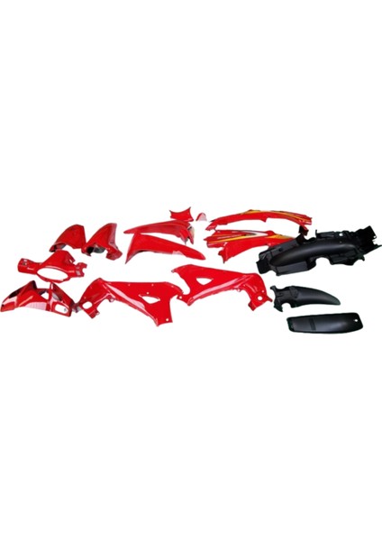 Motoran Torro 100 Kaporta Seti Kırmızı