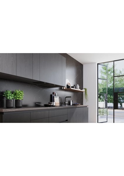 LB88NPC60 IQ700 Gömme Aspiratör 86 cm Siyah