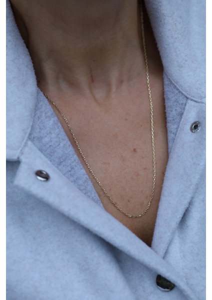 14 Ayar Altın Ince Ataş Zincir fırsatları