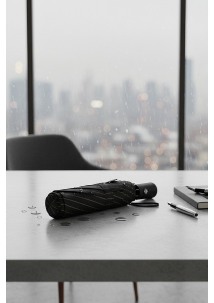 Renkli Otomatik Şemsiye, Rüzgar Dayanıklı, Sağlam ve Hafif Tasarım