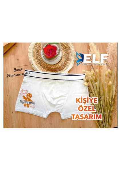 Kişiye Özel Kurabiyeli Boxer