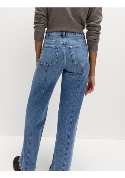 Geniş Paça Kot Pantolon modelleri