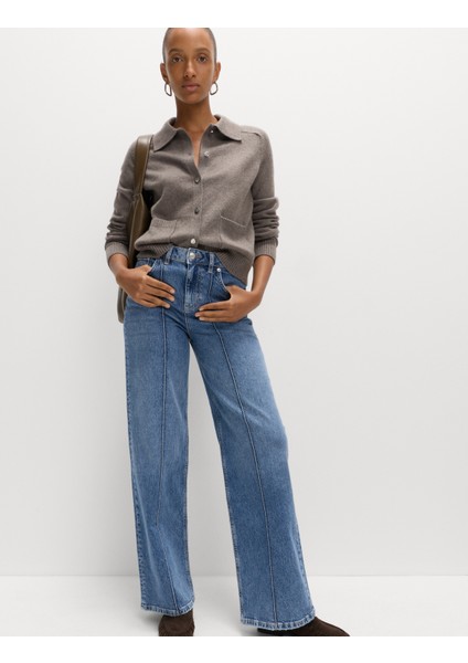 Geniş Paça Kot Pantolon indirimleri