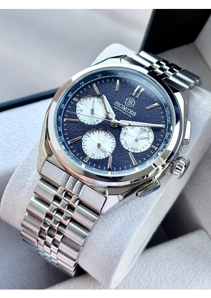 Multifonksiyon Erkek Kol Saati 3 Atm Gümüş Renk Bileklik Hediyeli HMSH5IU7 fiyatları