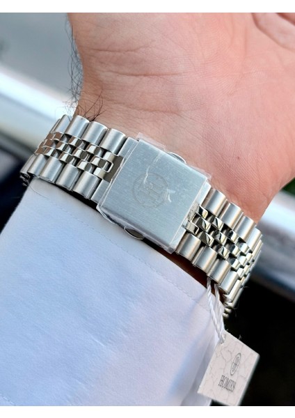 Multifonksiyon Erkek Kol Saati 3 Atm Gümüş Renk Bileklik Hediyeli HMSH5IU7 fırsatları