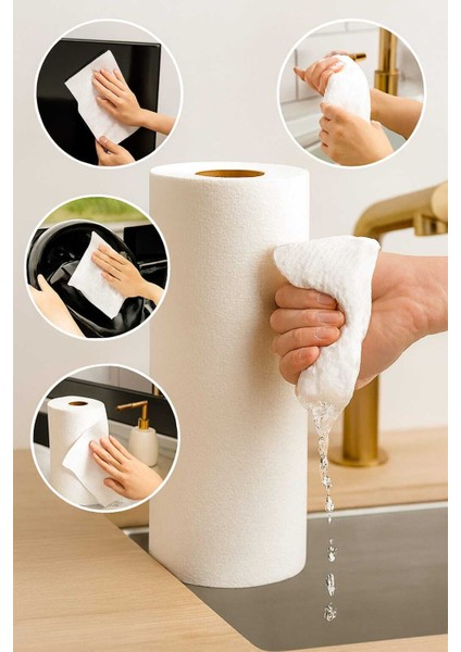 Kullan-At Temizlik Bezi – 25X32 cm | 20 Adet | Mop Uyumlu | Tekrar Kullanılabilir modelleri