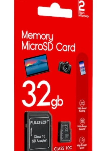 Fulltech Ftmfd4 Micro Sd Kart 32 GB Class 10 U1 Hafıza Kartı fırsatları