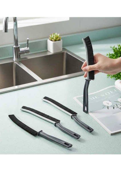 Detaylı Derz Temizlik Fırçası – Mutfak, Banyo, Duşakabin Için Ince Detay Fırçası 23.5cm 2 Adet fırsatları