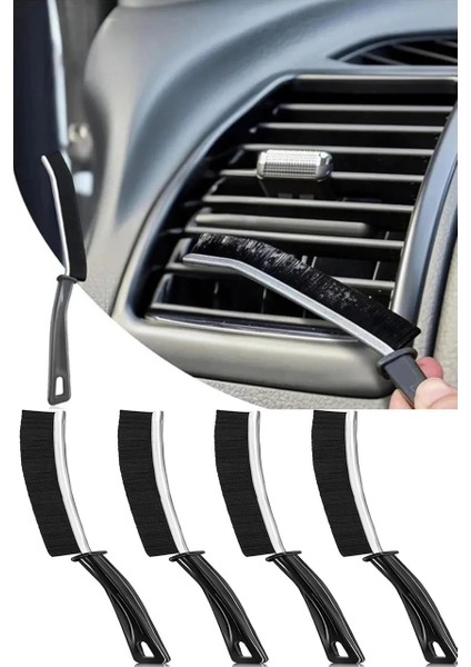 Detaylı Derz Temizlik Fırçası – Mutfak, Banyo, Duşakabin Için Ince Detay Fırçası 23.5cm 2 Adet