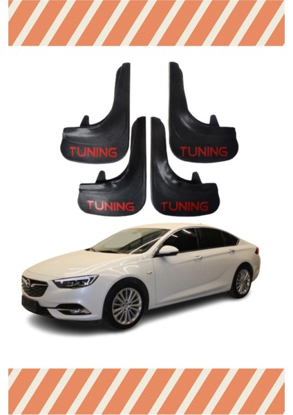 Opel Insignia Tüm Kasalar Tunıng Yazılı 4'lü Tozluk Çamurluk Paçalık