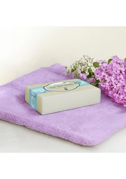 Organicsun 2&apos;li Set Doğal Kabak Lifli Eşek Sütü Sabunu ve Lifsiz Eşek Sütü Sabunu