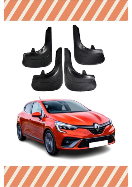 Renault Clio 5 Hb 2019-2021 4'lü Tozluk Çamurluk Paçalık