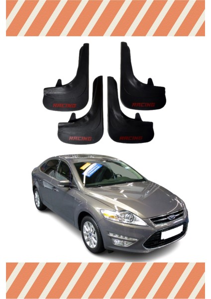 Ford Mondeo 2008-2013 Racing Yazılı 4'lü Tozluk Çamurluk Paçalık