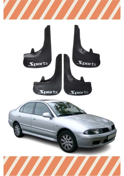 Mitsubishi Carisma Sports Yazılı 4'lü Tozluk Çamurluk Paçalık