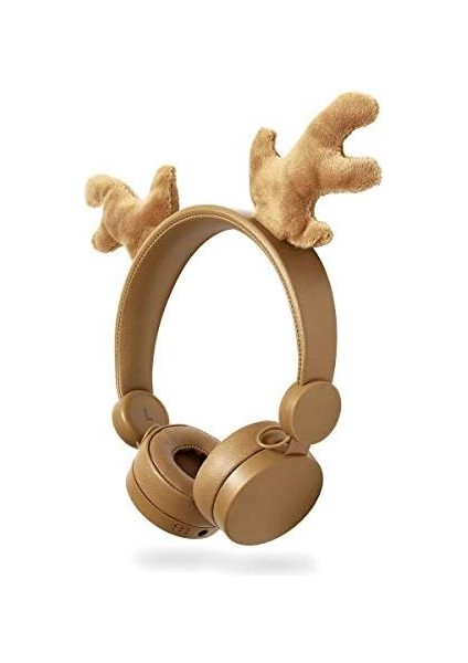 Rudy Reindeer Kahverengi Çıkarılabilir Aksesuarlı Kulak Üstü Çocuk Kulaklığı fiyatları