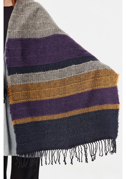 Kadın Renkli Omuz Şal Saçaklı 70*200CM Standart fiyatları