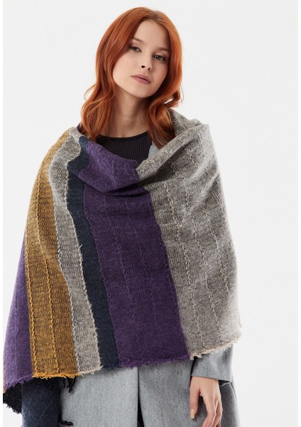 Kadın Renkli Omuz Şal Saçaklı 70*200CM Standart modelleri