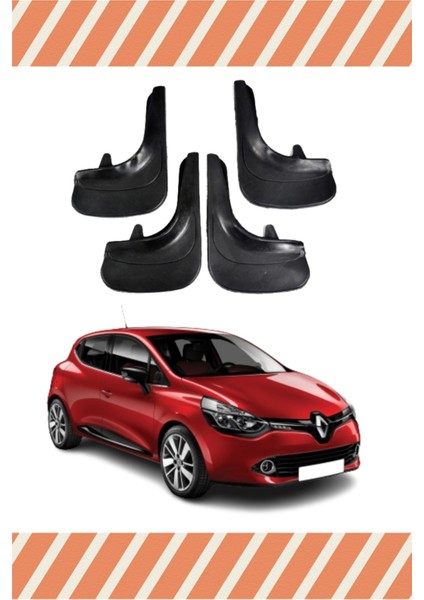 Renault Clio 4 4'lü Tozluk Çamurluk Paçalık