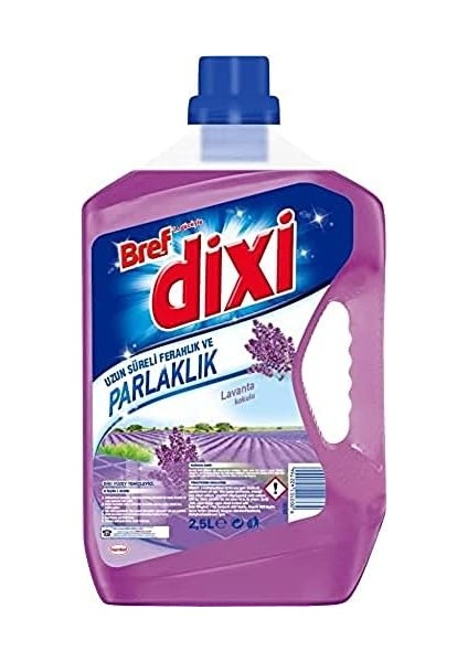 Bref Dixi Lavanta Kokulu Yüzey Temizleyici, 2.5 Litre, 1 x 2500 ml
