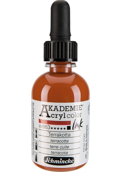 Akademie Akrilik Mürekkep 50 ml 663 Terracotta