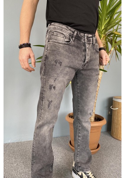 Antrasit Yırtık Detaylı Jean - Kot Pantolon fırsatları