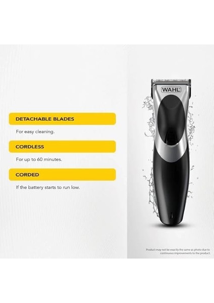 Wahl 9639 – 816 Haircut & Beard Saç ve Sakal Kesim Traş Makinesi, Pil ve Şebeke modelleri