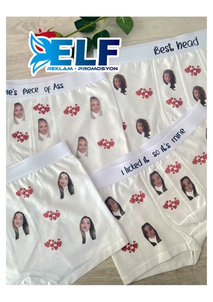 Kişiye Özel Resim Baskılı Boxer modelleri