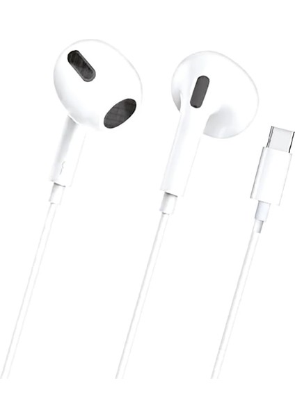Type-C Kulak Içi Kablolu Kulaklık Beyaz