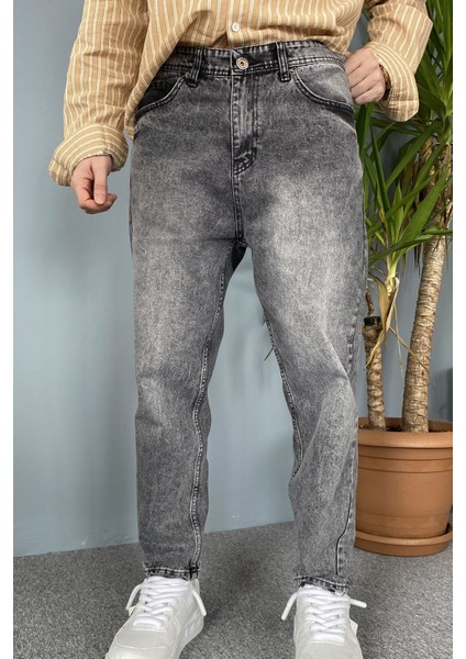 Taşlanmış Boyfriend Jean - Kot Pantolon