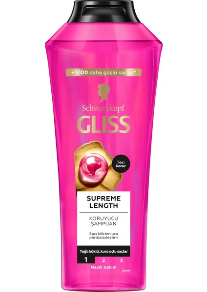 Gliss Supreme Length Şampuan 400ML modelleri