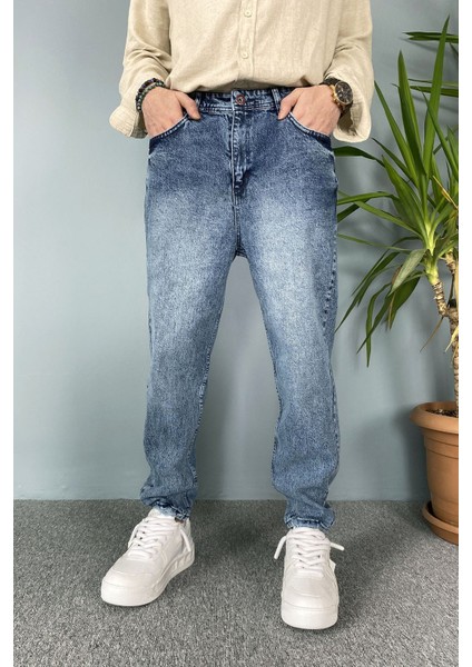 Taşlanmış Boyfriend Jean - Kot Pantolon