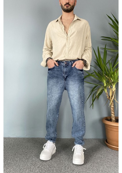 Taşlanmış Boyfriend Jean - Kot Pantolon fırsatları