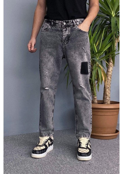 Yırtık Detaylı Antrasit Jean - Kot Pantolon fiyatları