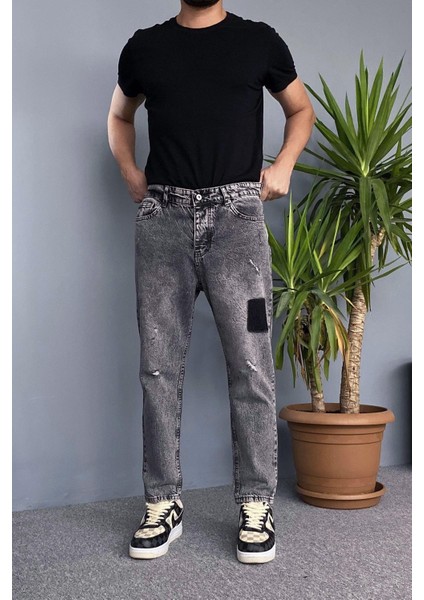Yırtık Detaylı Antrasit Jean - Kot Pantolon fırsatları