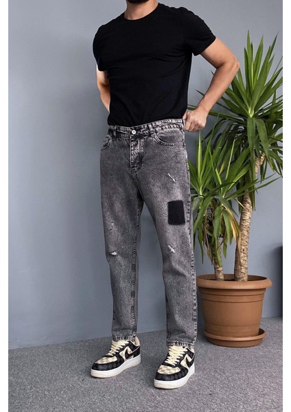Yırtık Detaylı Antrasit Jean - Kot Pantolon indirimleri