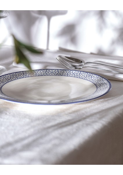 Rêve Bleu Chantal Servis Tabağı - Mavi/beyaz - 25 cm fiyatları