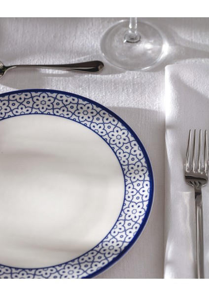 Rêve Bleu Chantal Servis Tabağı - Mavi/beyaz - 25 cm modelleri