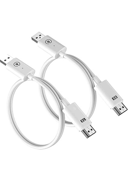 HDMI Kablosuz, Kablosuz HDMI Verici ve Alıcı, 5g/2.4g HDMI Kablosuz Aktarım, 164 Ft/50 M HDMI Kablosuz, Dizüstü Bilgisayardan Hdtv/projektör/monitöre Video Akışı Için (Beyaz) modelleri