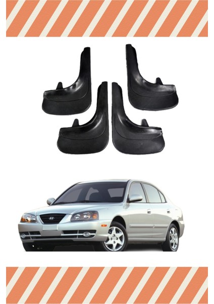 Hyundai Elentra 2002-2007 4'lü Tozluk Çamurluk Paçalık