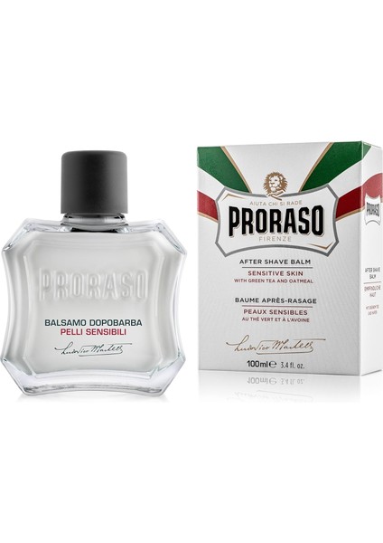 Proraso Tıraş Sonrası Balsam - Yeşil Çay ve Yulaf Özlü 100 ml modelleri