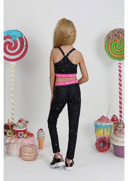 Kız Çocuk Gym Galaxy Uzun Tayt modelleri