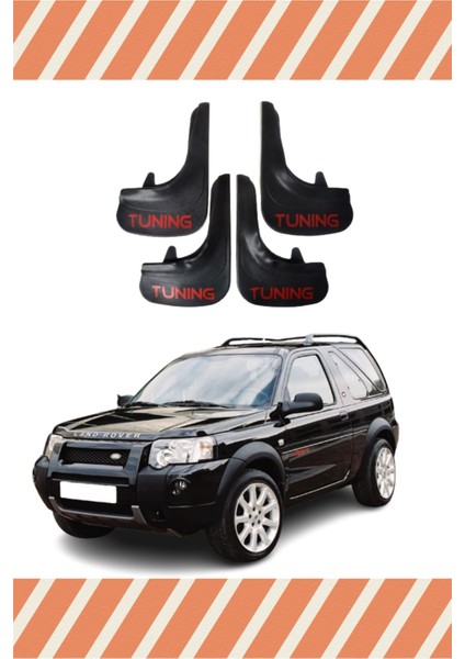 Land Rover Freelander 1 Tunıng Yazılı 4'lü Tozluk Çamurluk Paçalık