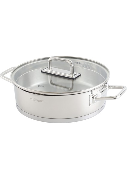 Diamond 8 Parça Süzgeç Kapaklı Çelik Tencere Seti – 18/10 Paslanmaz Çelik modelleri